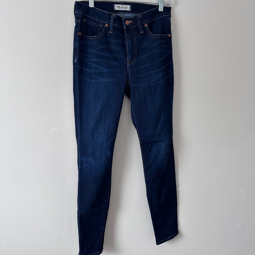 Madewell Blue Skinny Jeans Sleek Modern Fit